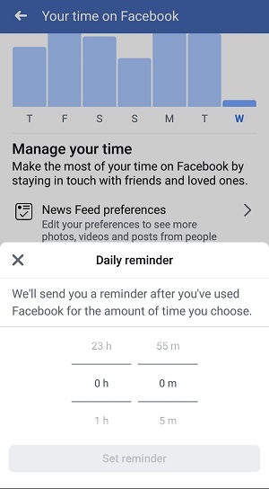 Manage your time option