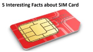 5 interesting facts about SIM card tamil